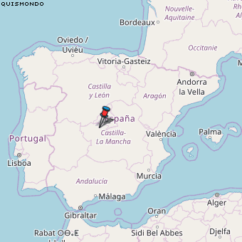 Quismondo Karte Spanien