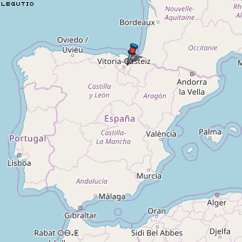 Legutio Karte Spanien
