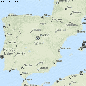 Sencelles Karte Spanien