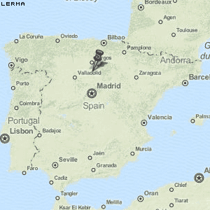 Lerma Karte Spanien