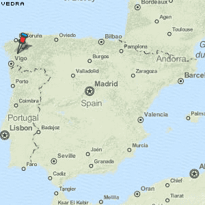 Vedra Karte Spanien