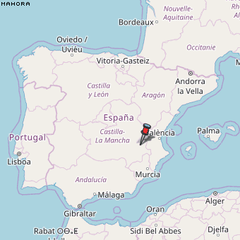 Mahora Karte Spanien
