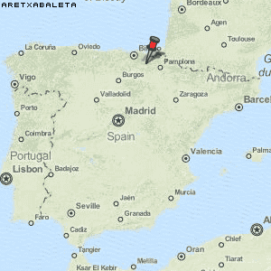 Aretxabaleta Karte Spanien