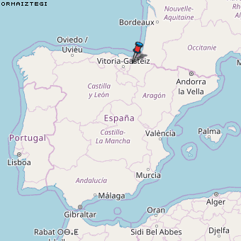 Ormaiztegi Karte Spanien