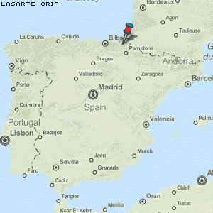 Lasarte-Oria Karte Spanien
