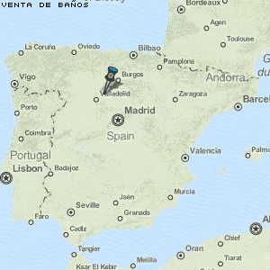 Venta de Baños Karte Spanien