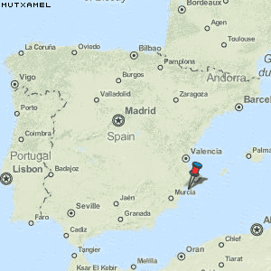 Mutxamel Karte Spanien