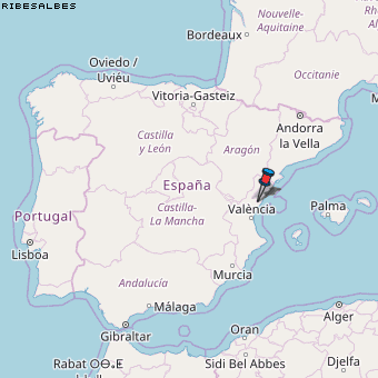 Ribesalbes Karte Spanien