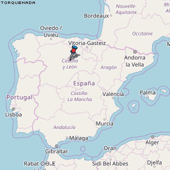 Torquemada Karte Spanien