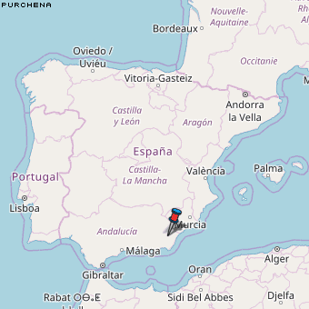 Purchena Karte Spanien