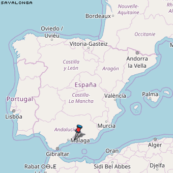 Sayalonga Karte Spanien