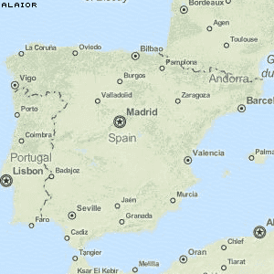 Alaior Karte Spanien