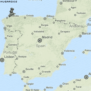 Mugardos Karte Spanien
