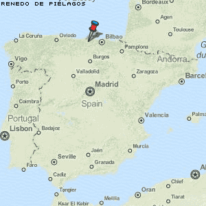 Renedo de Piélagos Karte Spanien
