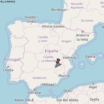 Alcaraz Karte Spanien