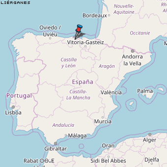 Liérganes Karte Spanien