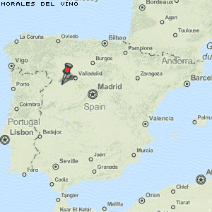 Morales del Vino Karte Spanien