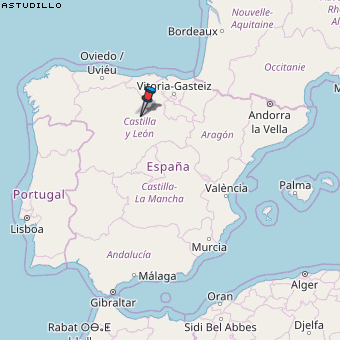 Astudillo Karte Spanien