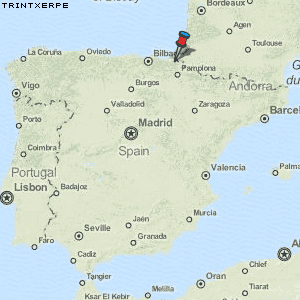 Trintxerpe Karte Spanien