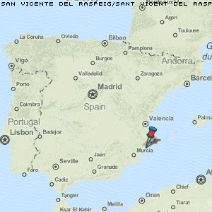 San Vicente del Raspeig/Sant Vicent del Raspeig Karte Spanien