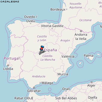 Cazalegas Karte Spanien