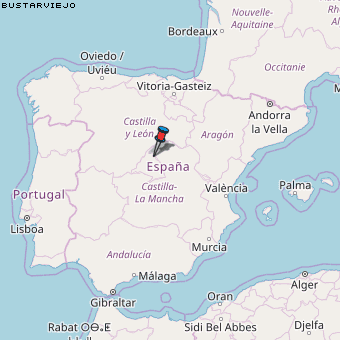 Bustarviejo Karte Spanien