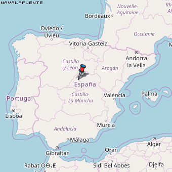 Navalafuente Karte Spanien