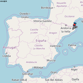Amer Karte Spanien