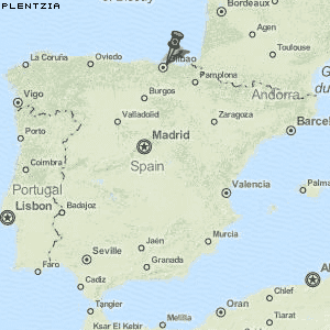 Plentzia Karte Spanien
