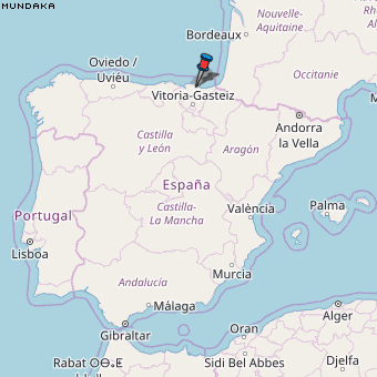 Mundaka Karte Spanien
