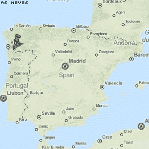 As Neves Karte Spanien