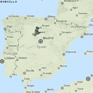 Boecillo Karte Spanien
