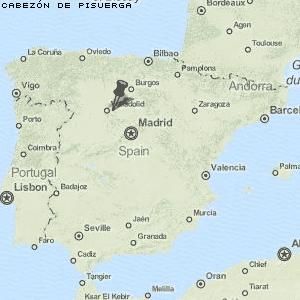 Cabezón de Pisuerga Karte Spanien
