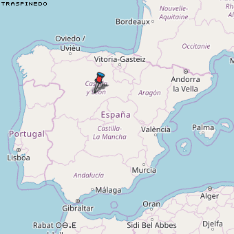 Traspinedo Karte Spanien