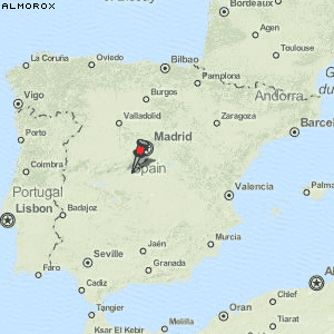 Almorox Karte Spanien