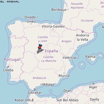 El Arenal Karte Spanien