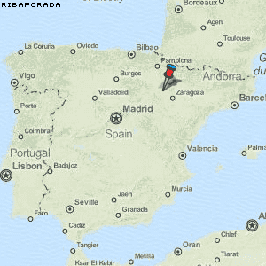 Ribaforada Karte Spanien