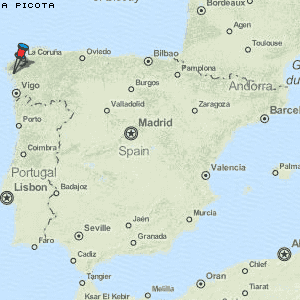A Picota Karte Spanien