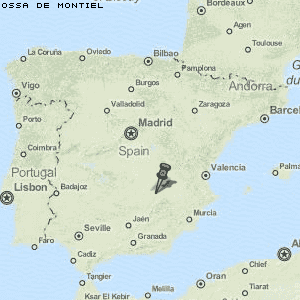 Ossa de Montiel Karte Spanien