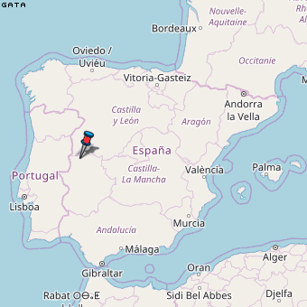 Gata Karte Spanien