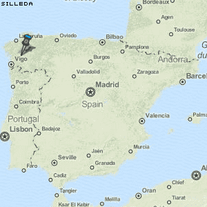 Silleda Karte Spanien