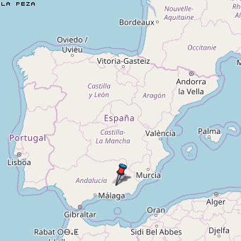 La Peza Karte Spanien