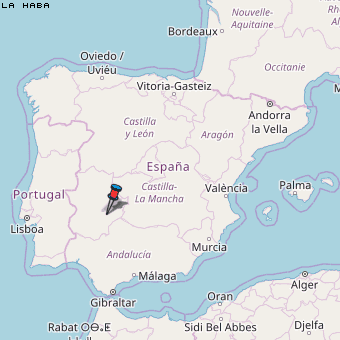 La Haba Karte Spanien