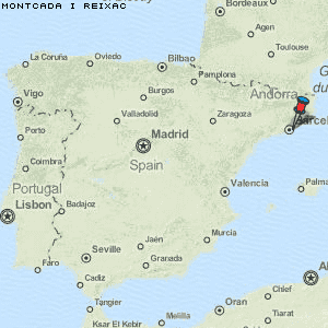 Montcada i Reixac Karte Spanien