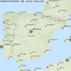Urbanització de Cala Millor Karte Spanien