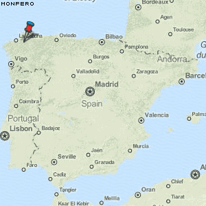 Monfero Karte Spanien