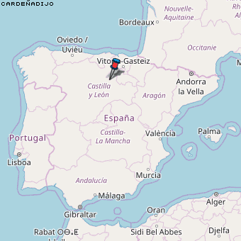 Cardeñadijo Karte Spanien