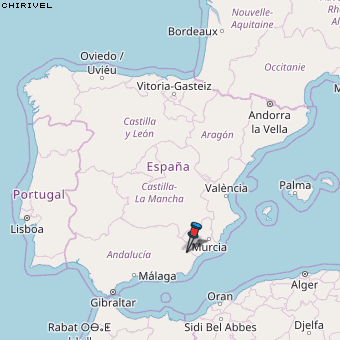 Chirivel Karte Spanien