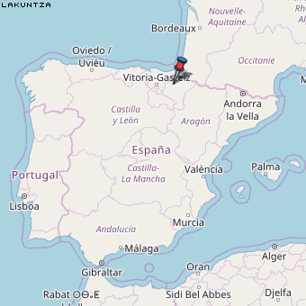 Lakuntza Karte Spanien
