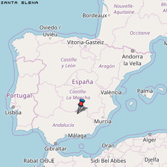 Santa Elena Karte Spanien